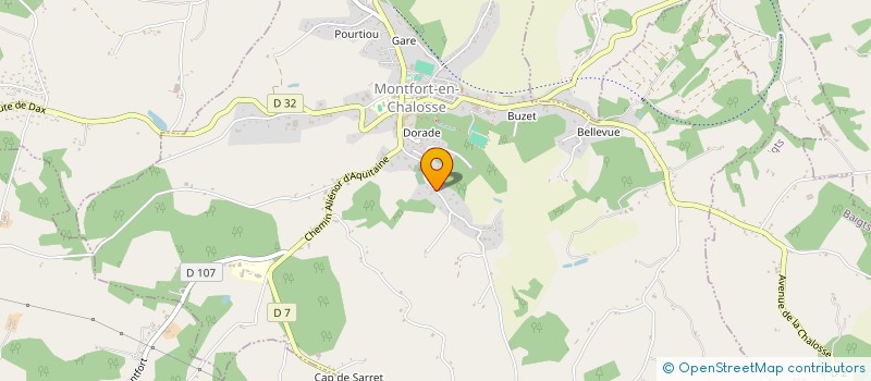 localisation de l'entreprise SD ODIN  MONTFORT-EN-CHALOSSE