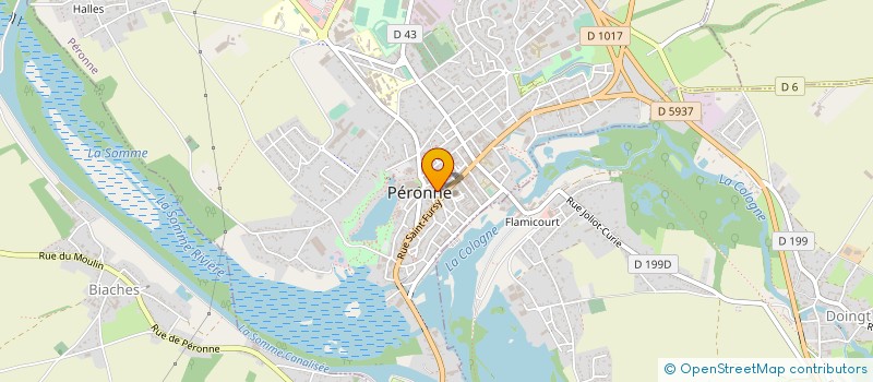 localisation de l'entreprise SD OPTIC  PERONNE