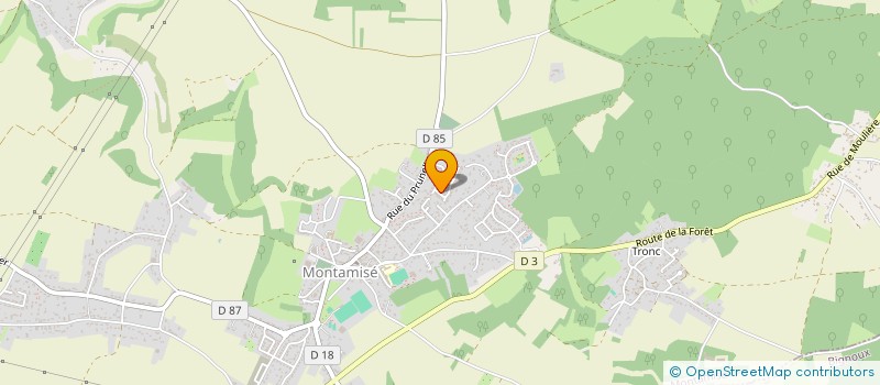 localisation de l'entreprise SD ORGANISATION à CHASSENEUIL-DU-POITOU