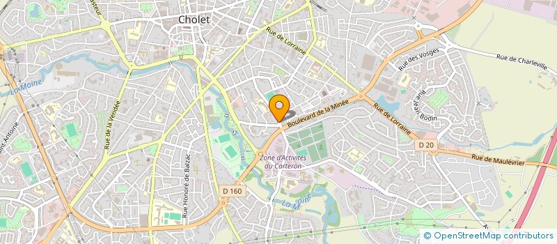 localisation de l'entreprise SD OUEST à CHOLET