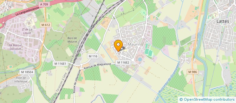 localisation de l'entreprise SD PATRIMOINE à LATTES