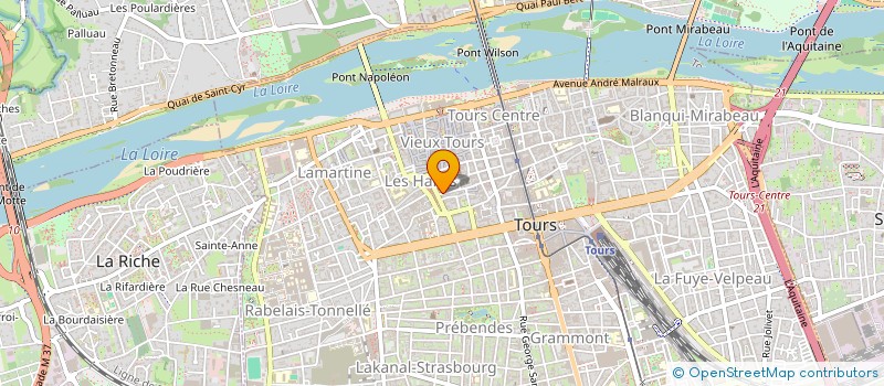 localisation de l'entreprise SD PATRIMOINE à TOURS