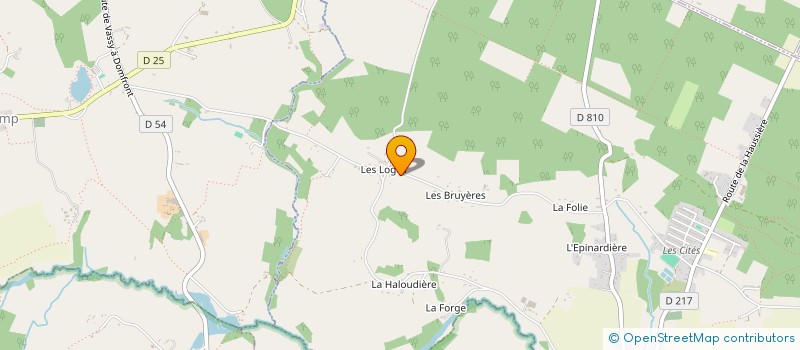 localisation de l'entreprise SD PAYSAGE à SAINT-CLAIR-DE-HALOUZE
