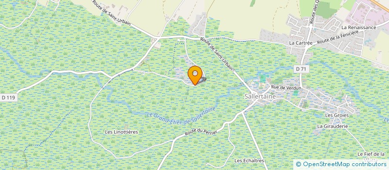 localisation de l'entreprise SD PERFORMANCES  SALLERTAINE