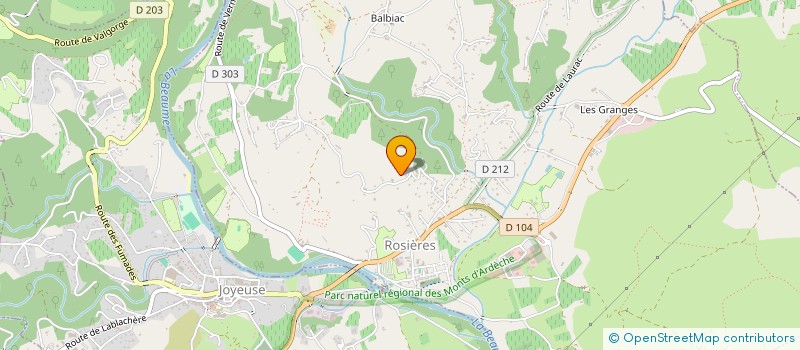 localisation de l'entreprise SD PLAQUISTE PEINTRE à ROSIERES