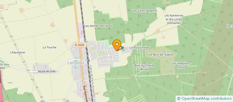 localisation de l'entreprise SD-PRO-IMMO à CERCOTTES