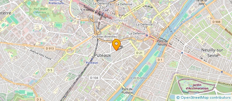localisation de l'entreprise SD PRODUCTIONS à PUTEAUX