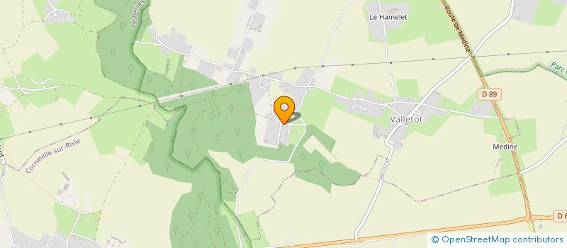 localisation de l'entreprise SD- RC INVESTISSEMENTS  VALLETOT