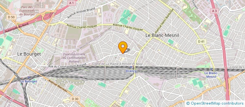 localisation de l'entreprise SD RENOV à DRANCY