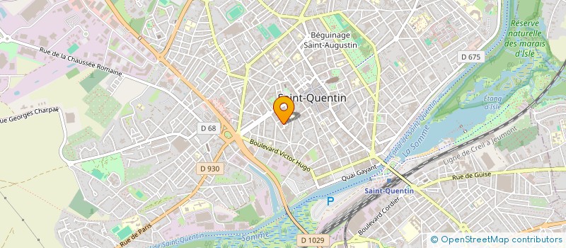 localisation de l'entreprise SD RENOVATION à SAINT-QUENTIN
