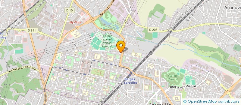 localisation de l'entreprise SD SCHOOL  SARCELLES