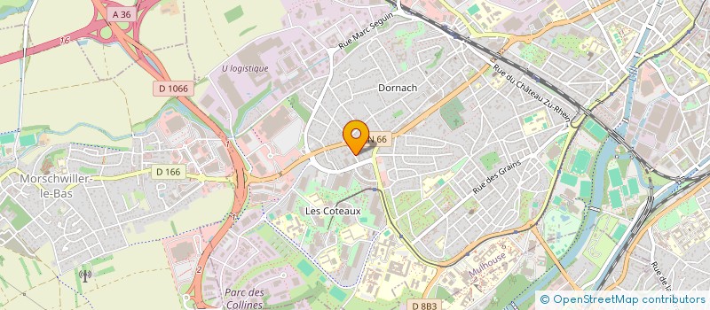 localisation de l'entreprise SD SELECTIONS à MULHOUSE