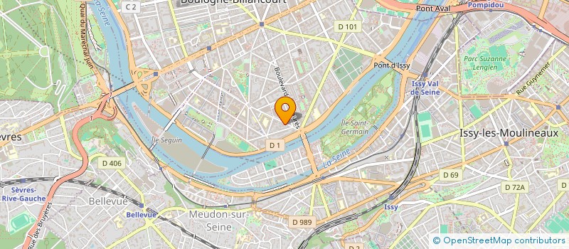 localisation de l'entreprise SD SERRURERIE à BOULOGNE-BILLANCOURT
