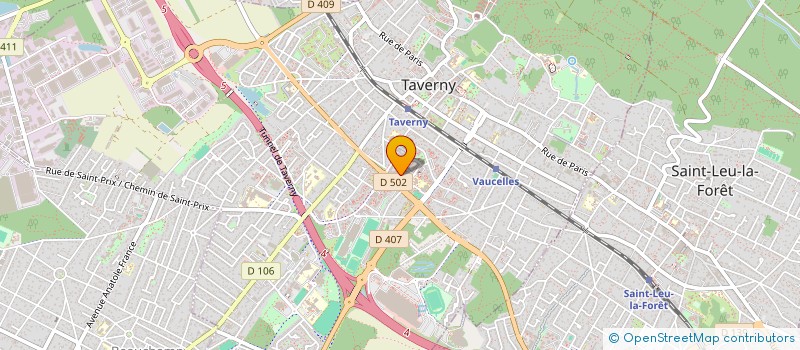 localisation de l'entreprise SD SERVICES  TAVERNY