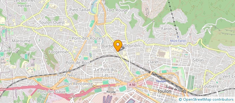 localisation de l'entreprise SD SERVICES  TOULON