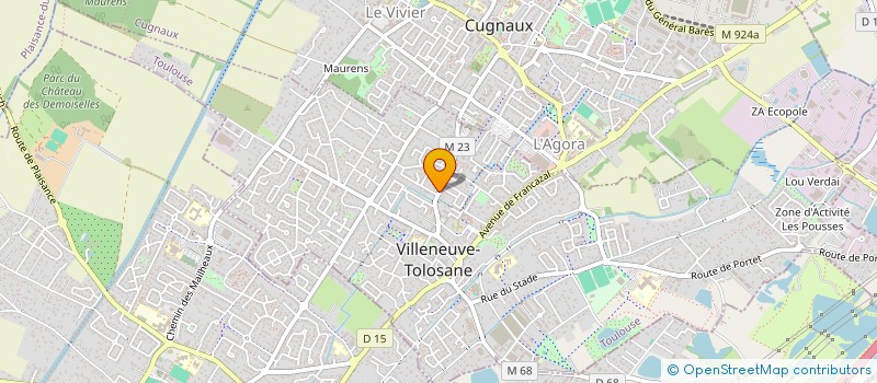 localisation de l'entreprise SD SPORT ET SANTE à VILLENEUVE-TOLOSANE