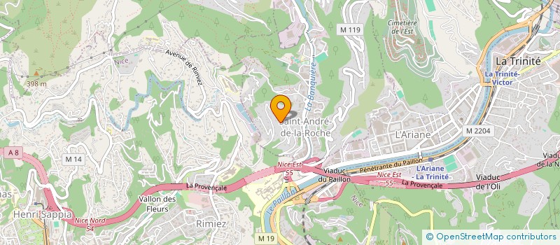 localisation de l'entreprise SD STAFF  SAINT-ANDRE-DE-LA-ROCHE