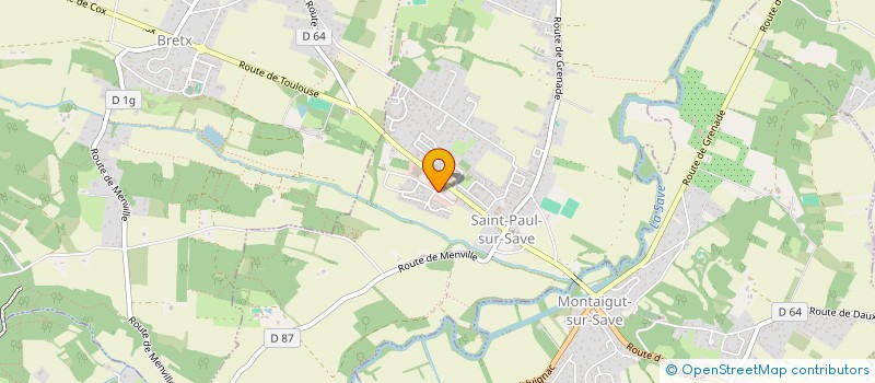 localisation de l'entreprise SD STRUCTURE  SAINT-PAUL-SUR-SAVE