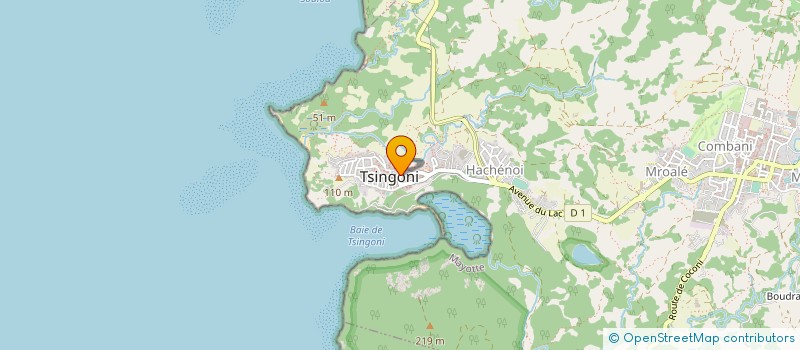 localisation de l'entreprise SD SURGELES  TSINGONI