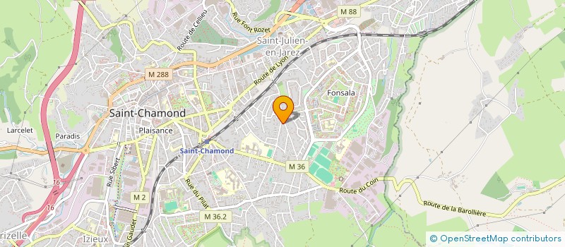 localisation de l'entreprise SD SYNERGIES à SAINT-CHAMOND