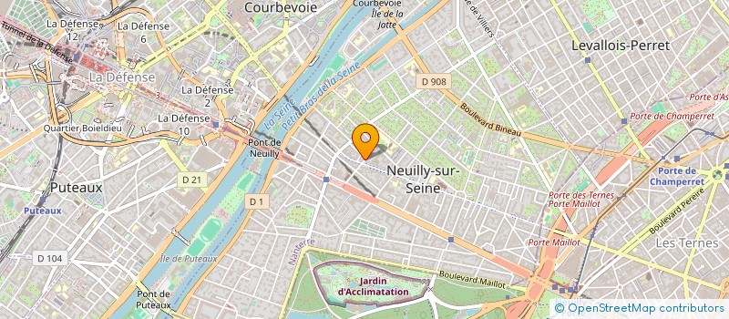 localisation de l'entreprise SD TECHNOLOGIES à NEUILLY-SUR-SEINE