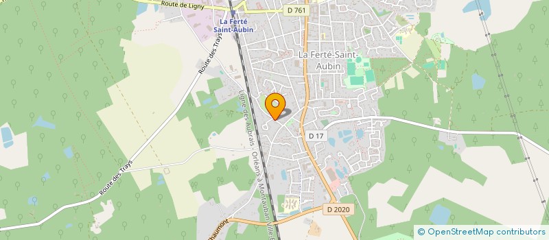 localisation de l'entreprise SD TRAVAUX 45 à LA FERTE SAINT-AUBIN