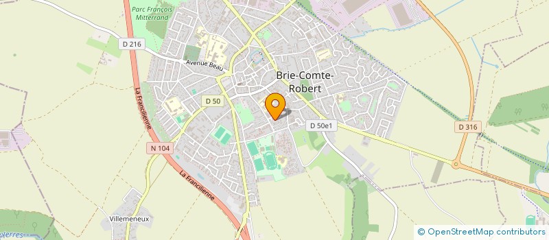 localisation de l'entreprise SD VOLETS FERMETURES à BRIE-COMTE-ROBERT