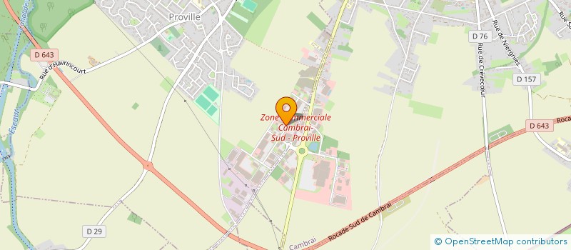 localisation de l'entreprise SD WOD  PROVILLE