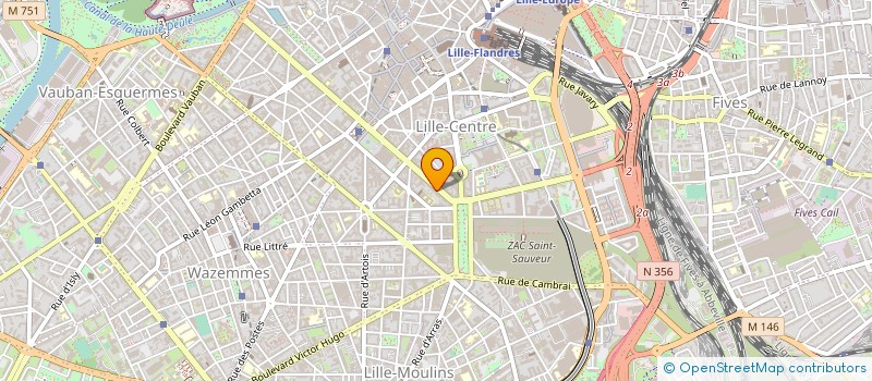 localisation de l'entreprise SD WORKWEAR à LILLE