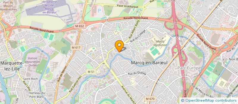 localisation de l'entreprise SD17 à MARCQ-EN-BARŒUL