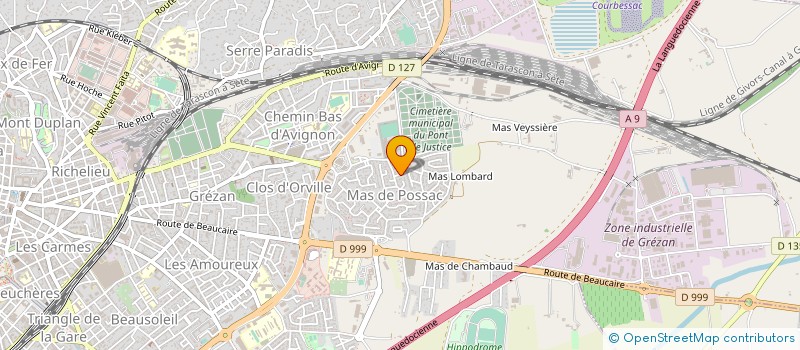 localisation de l'entreprise SD2  NIMES