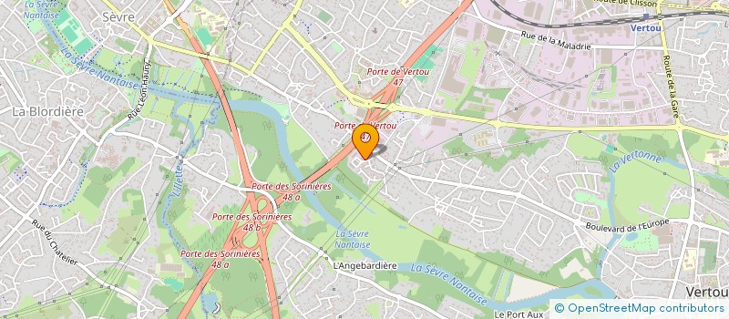 localisation de l'entreprise SD20 à VERTOU