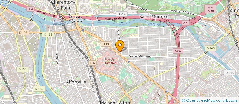 localisation de l'entreprise SD2A à MAISONS-ALFORT