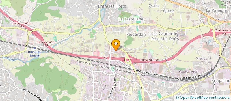 localisation de l'entreprise SD2B  OLLIOULES