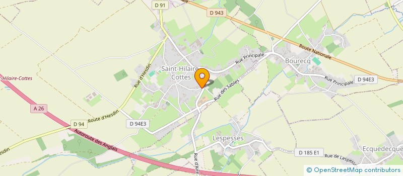 localisation de l'entreprise SD2C  SAINT-HILAIRE-COTTES