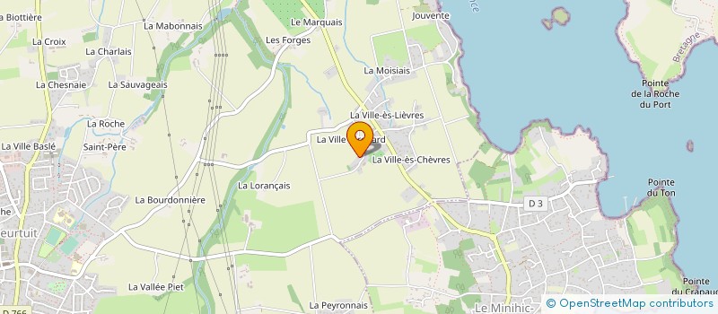 localisation de l'entreprise SD3L  PLEURTUIT