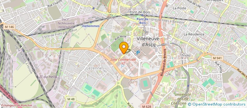 localisation de l'entreprise SDA à VILLENEUVE-D'ASCQ