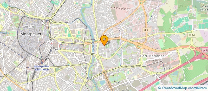 localisation de l'entreprise SDA à MONTPELLIER