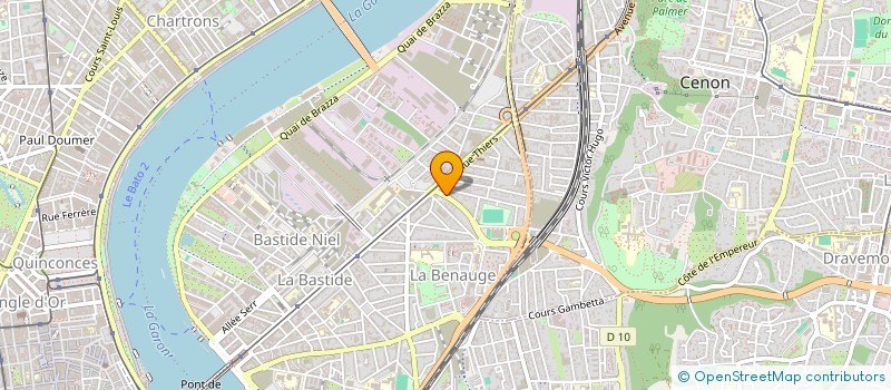 localisation de l'entreprise SDA  BORDEAUX