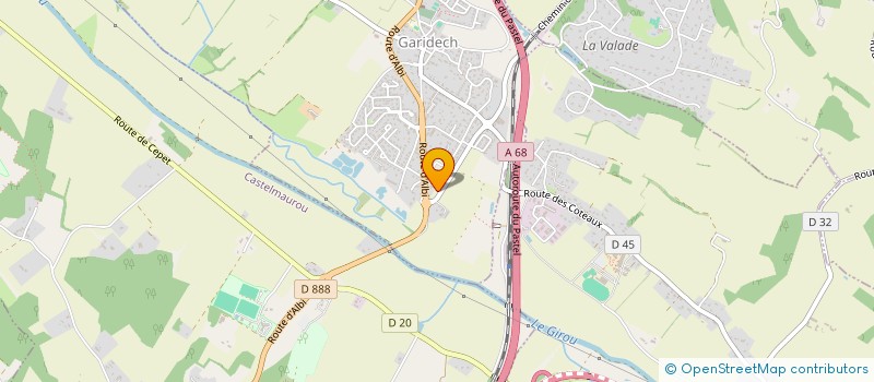 localisation de l'entreprise SDA  GARIDECH