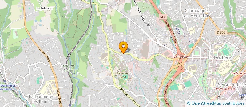 localisation de l'entreprise SDA CONSULTING  ECULLY