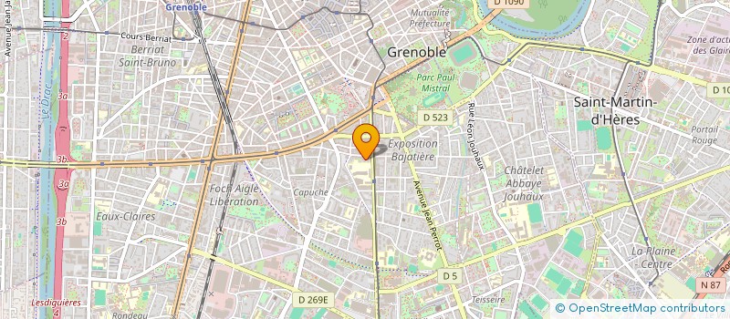 localisation de l'entreprise SDA CONSULTING SAS à GRENOBLE