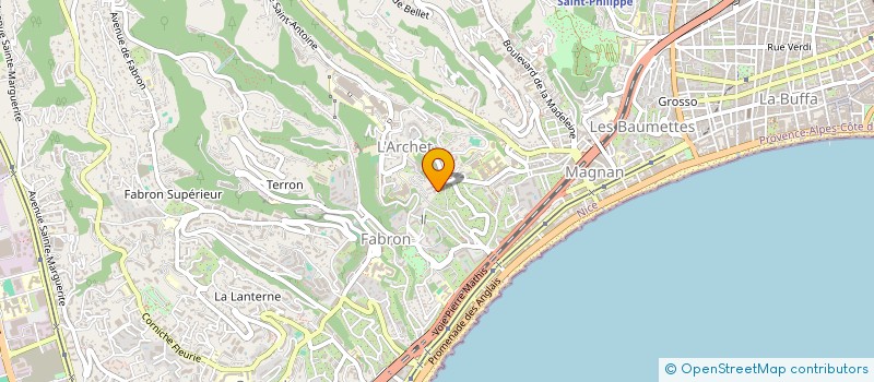 localisation de l'entreprise SDA LE GRAND LARGE  NICE