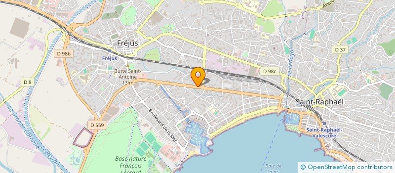 localisation de l'entreprise SDA PIZZA à FREJUS