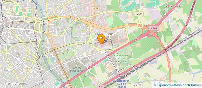 localisation de l'entreprise SDA2Q ODYSSEUM  MONTPELLIER