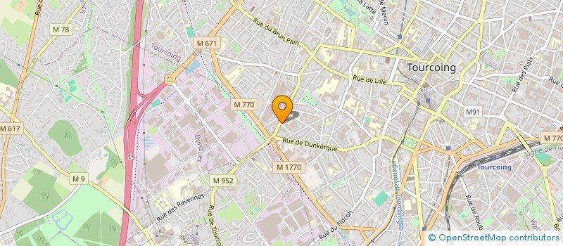 localisation de l'entreprise SDA3P  TOURCOING