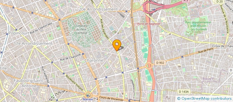 localisation de l'entreprise SDAB à PARIS