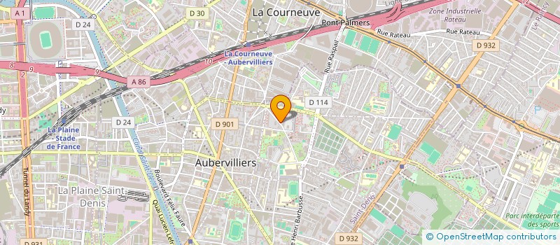 localisation de l'entreprise SDAB à AUBERVILLIERS