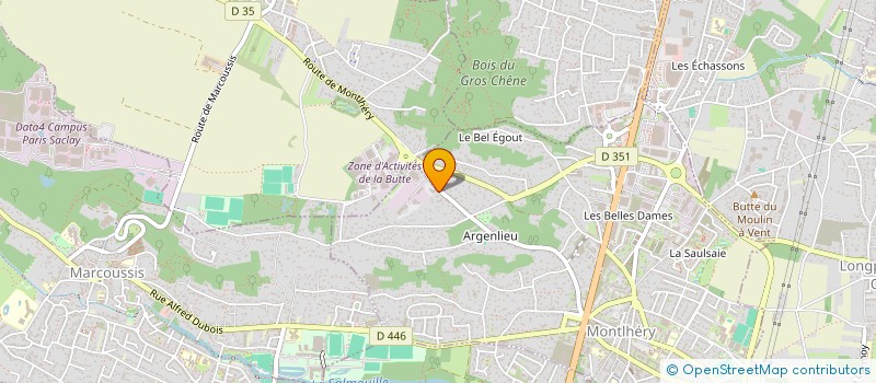 localisation de l'entreprise SDAC PRO  MONTLHERY