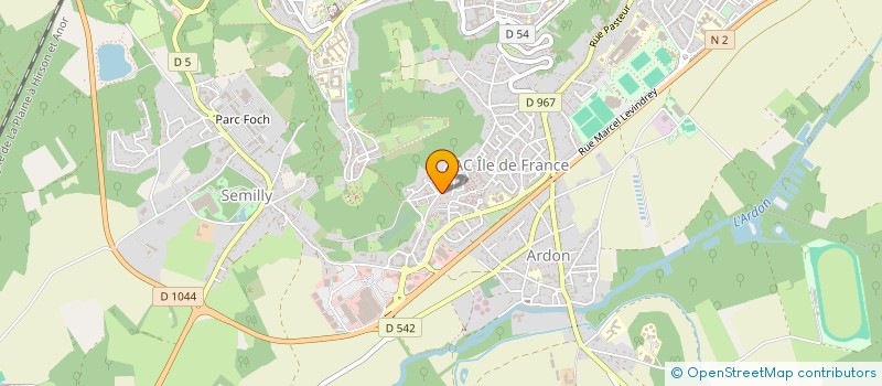 localisation de l'entreprise SDAC (SOCIETE DE DEVELOPPEMENT AGRICOLE ET COMMERCIAL) à LAON